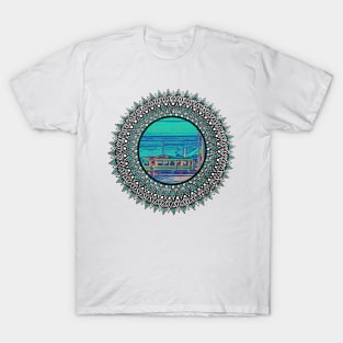 Pixel Inspired Mandala T-Shirt